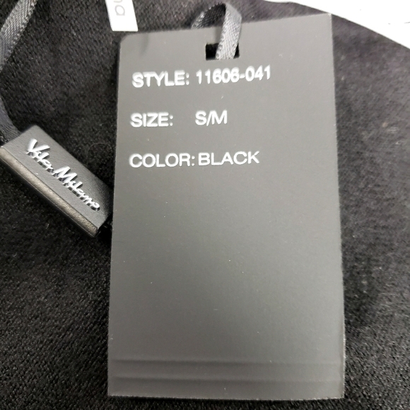 LUSH Vila Milano NWT Studded Black Poncho - Picture 12 of 12